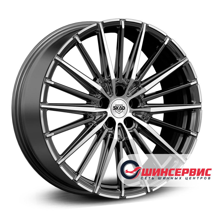 скад r20 / 7.5j pcd 5x114.3 ет 40 цо 66.1 оливер Черный
