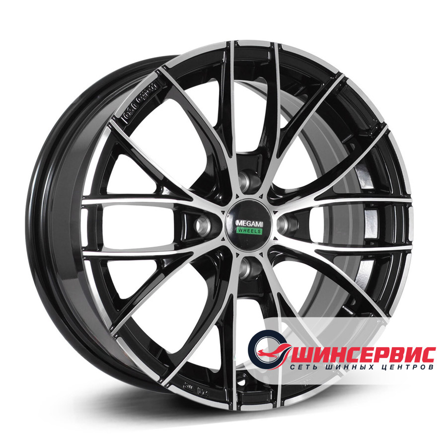megami r14 / 5.5j pcd 4x100 ет 35 цо 73.1 mgm-28 Черный