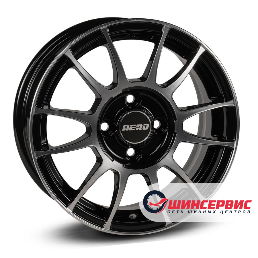 aero r14 / 6j pcd 4x98 ет 35 цо 58.5 v2037 Черный