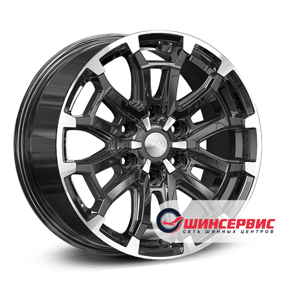 скад r18 / 8j pcd 6x139.7 ет 45 цо 95.1 авилис Черный