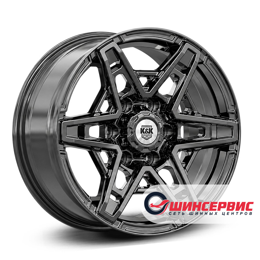 кик r17 / 8j pcd 6x139.7 ет 42 цо 93.1 блэкберн Темно