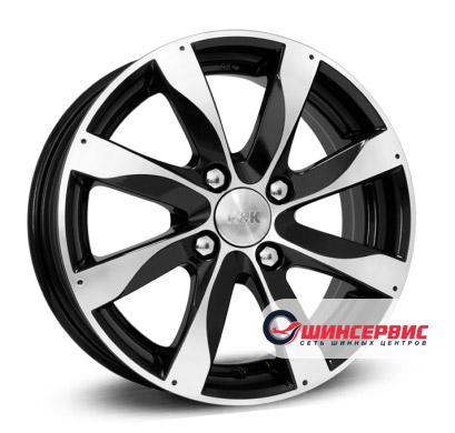 кик r14 / 5.5j pcd 4x100 ет 45 цо 56.1 джемини-оригинал Черный