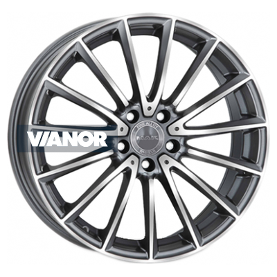 9x19/5x112 et30 d66,6 komet gunmetal mirror face