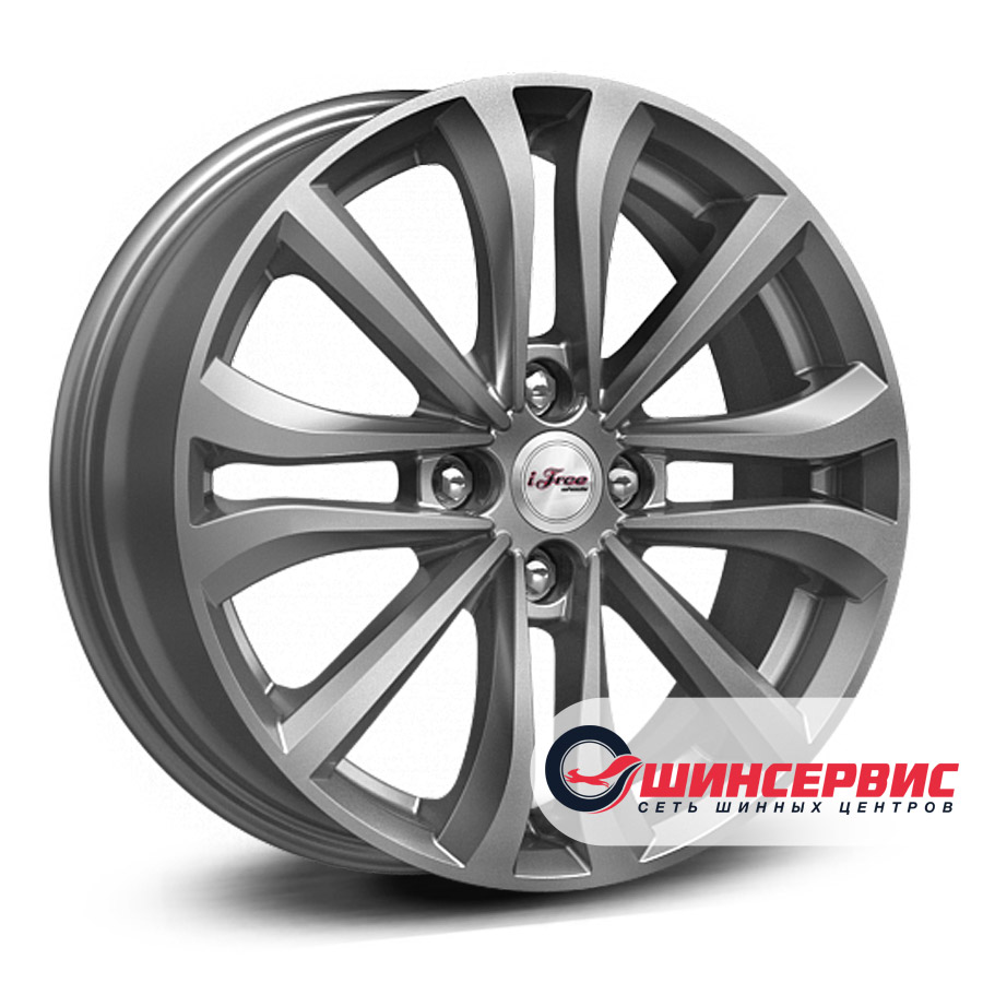 ifree r16 / 6j pcd 4x100 ет 45 цо 56.6 панган Антрацитовый