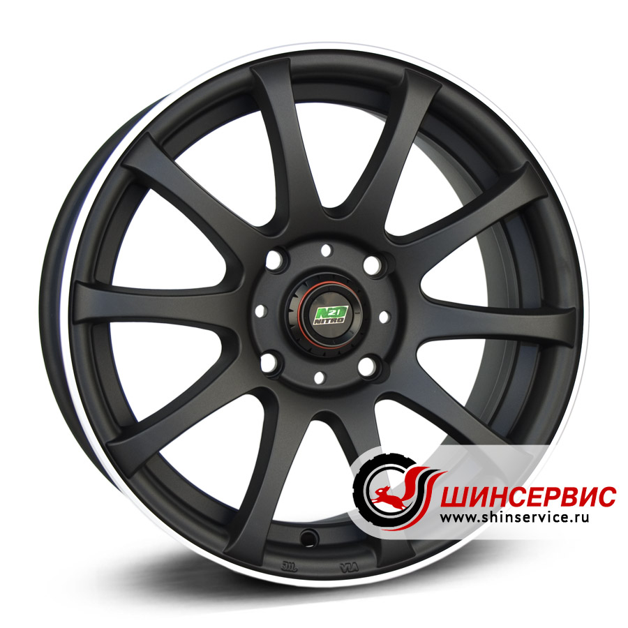 n2o r15 / 6.5j pcd 4x114.3 ет 40 цо 73.1 y355 Черный