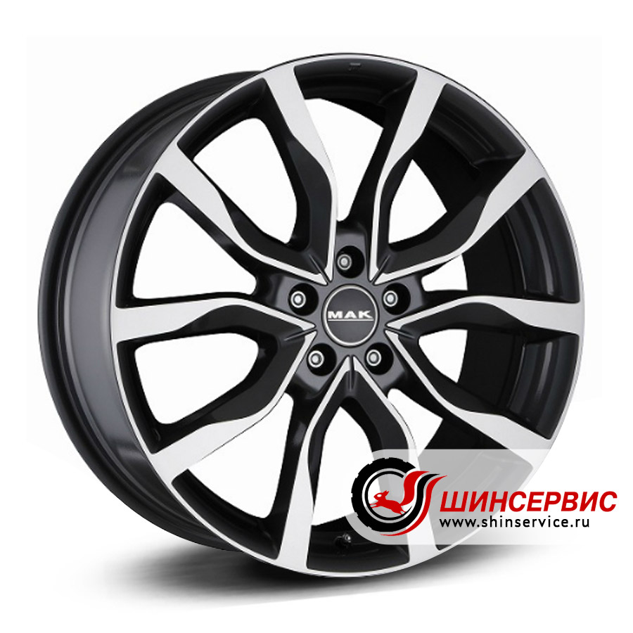 mak r18 / 8j pcd 5x114.3 ет 40 цо 76 highlands Черный
