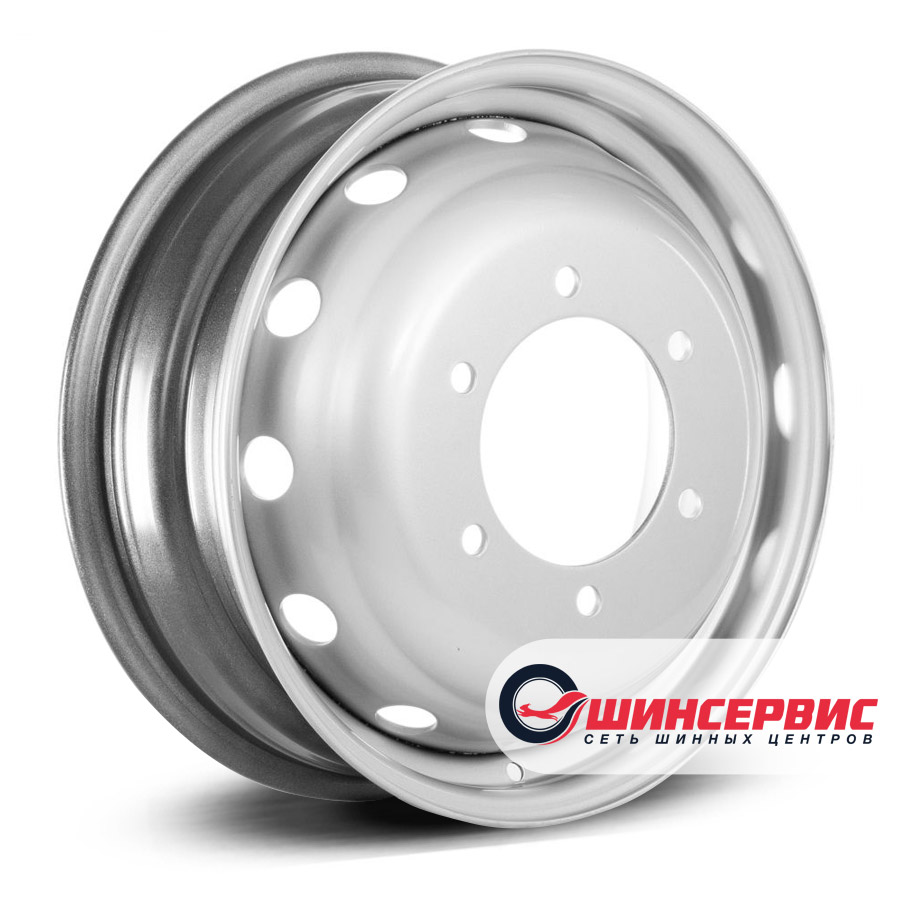 тзск r16 / 5.5j pcd 6x180 ет 109 цо 138.8 ford transit Серебристый