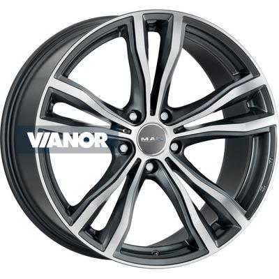 10x21/5x120 et40 d74,1 x-mode gunmetal mirror face