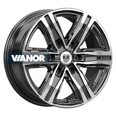 7,5x17/6x139,7 et45 d92,5 r8 (кс1174) алмаз черный