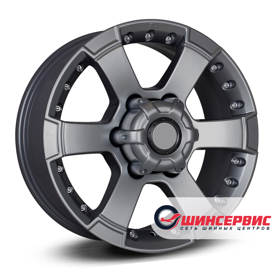 кик r16 / 7j pcd 6x139.7 ет 22 цо 107.1 m56- оригинал Антрацитовый
