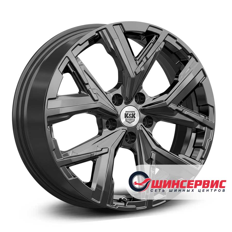 кик r18 / 6.5j pcd 5x114.3 ет 50 цо 54.1 айона Темно