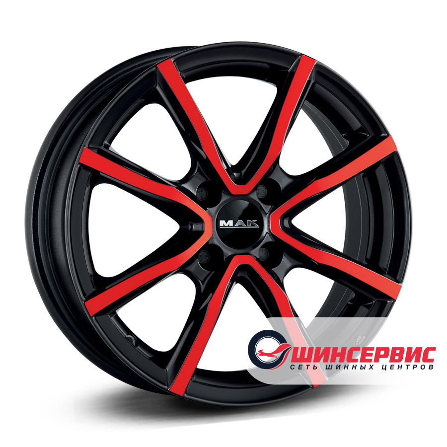mak r17 / 7j pcd 5x114.3 ет 40 цо 76 milano Черный