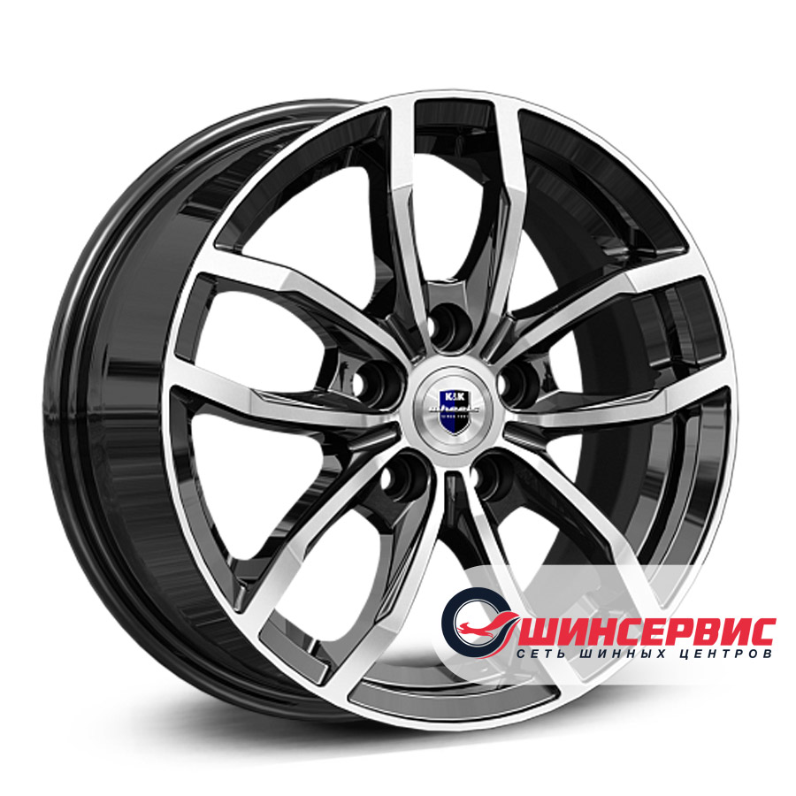 кик r15 / 6.5j pcd 5x114.3 ет 43 цо 66.1 фрост Черный