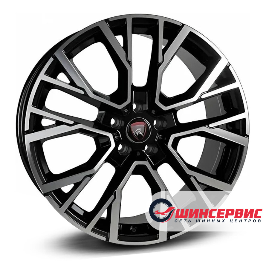 yamato samurai r21 / 9.5j pcd 5x112 ет 36 цо 66.6 masanorii Черный