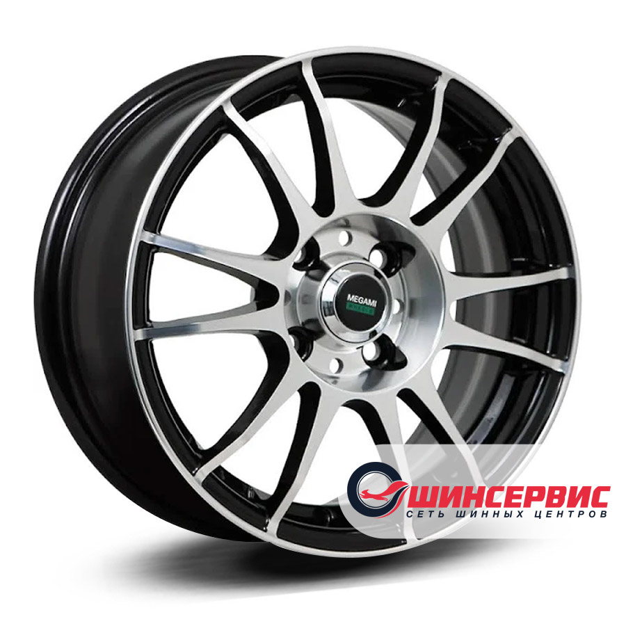 megami r14 / 6j pcd 4x98 ет 35 цо 58.6 mgm-3 Черный
