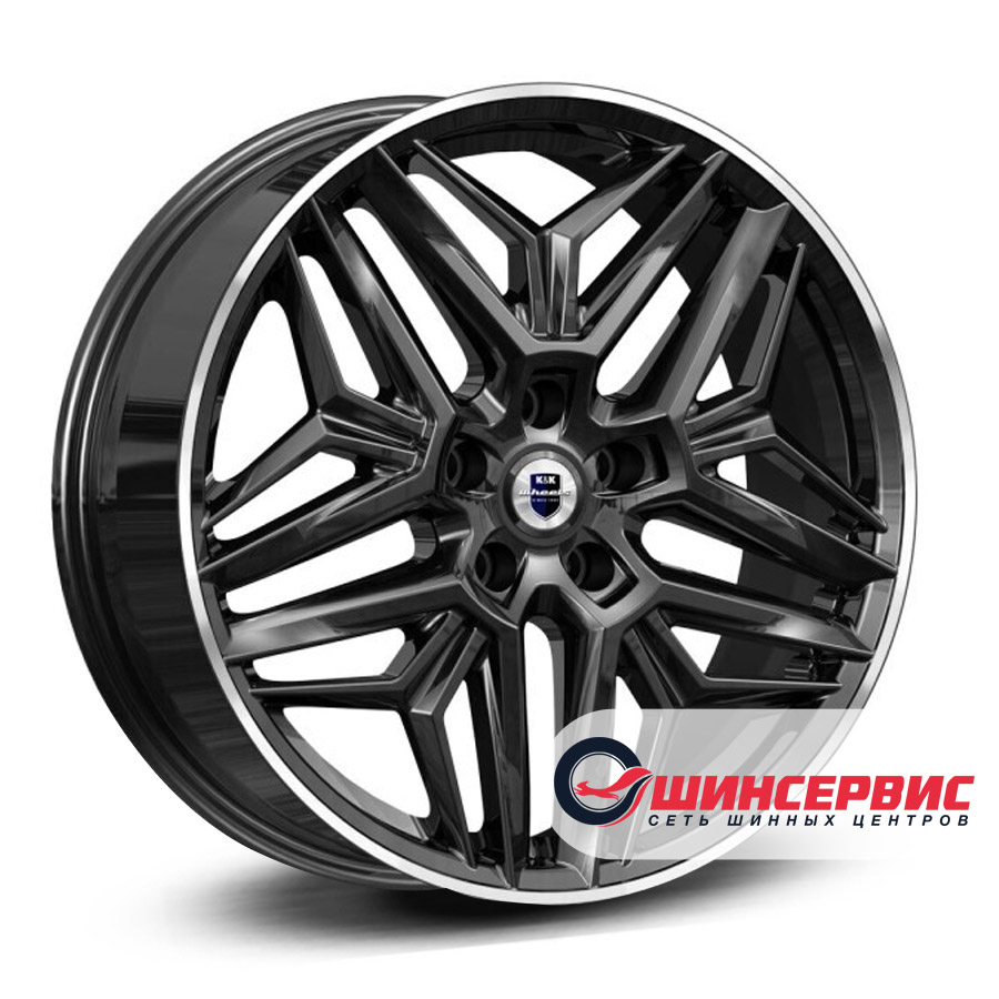 кик r19 / 7j pcd 5x114.3 ет 40 цо 66.1 колумб Черный