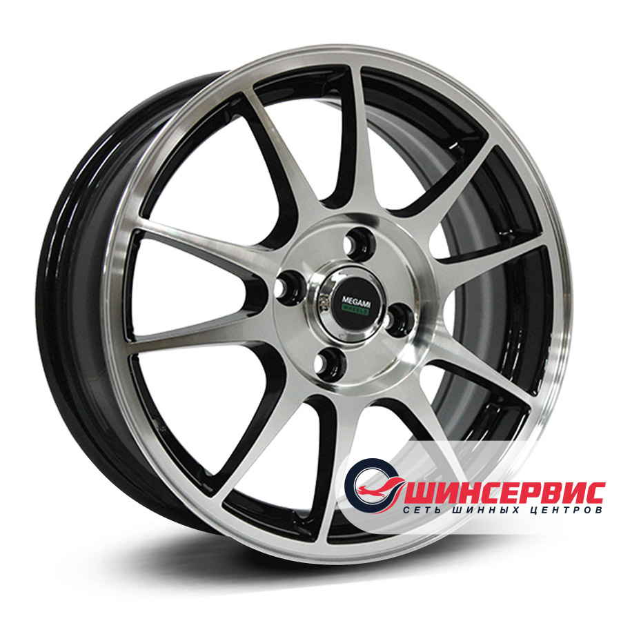 megami r14 / 6j pcd 4x98 ет 35 цо 58.6 mgm-5 Антрацитовый