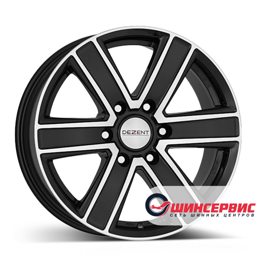 dezent r16 / 8j pcd 6x139.7 ет 35 цо 67.1 tj dark Черный