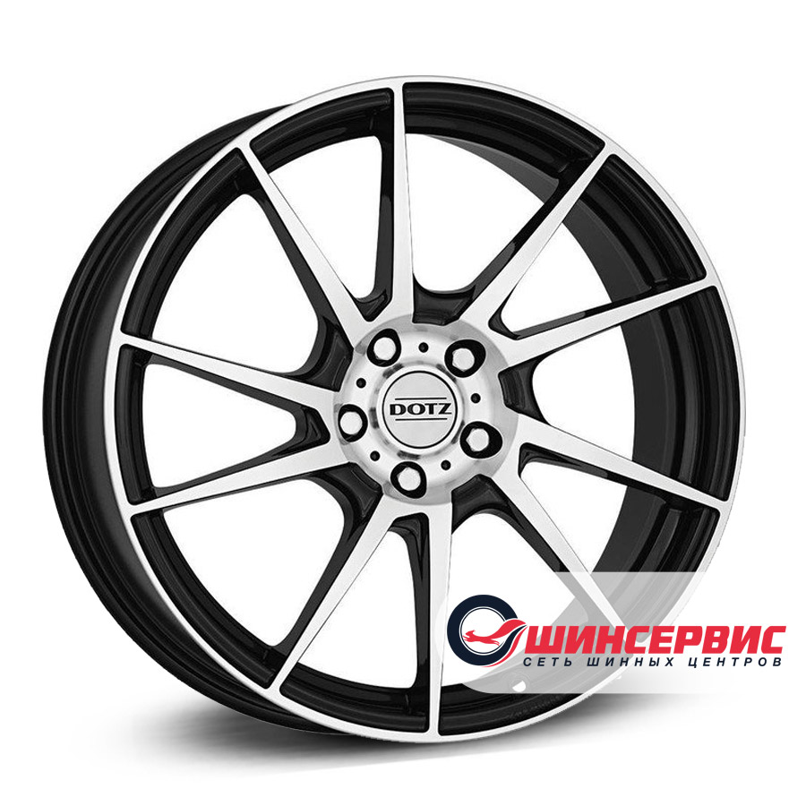 dotz r17 / 7j pcd 5x114.3 ет 48 цо 71.6 kendo Черный