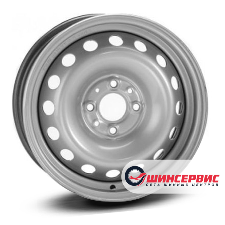 trebl r14 / 5.5j pcd 4x108 ет 37.5 цо 63.3 6355 Серебристый