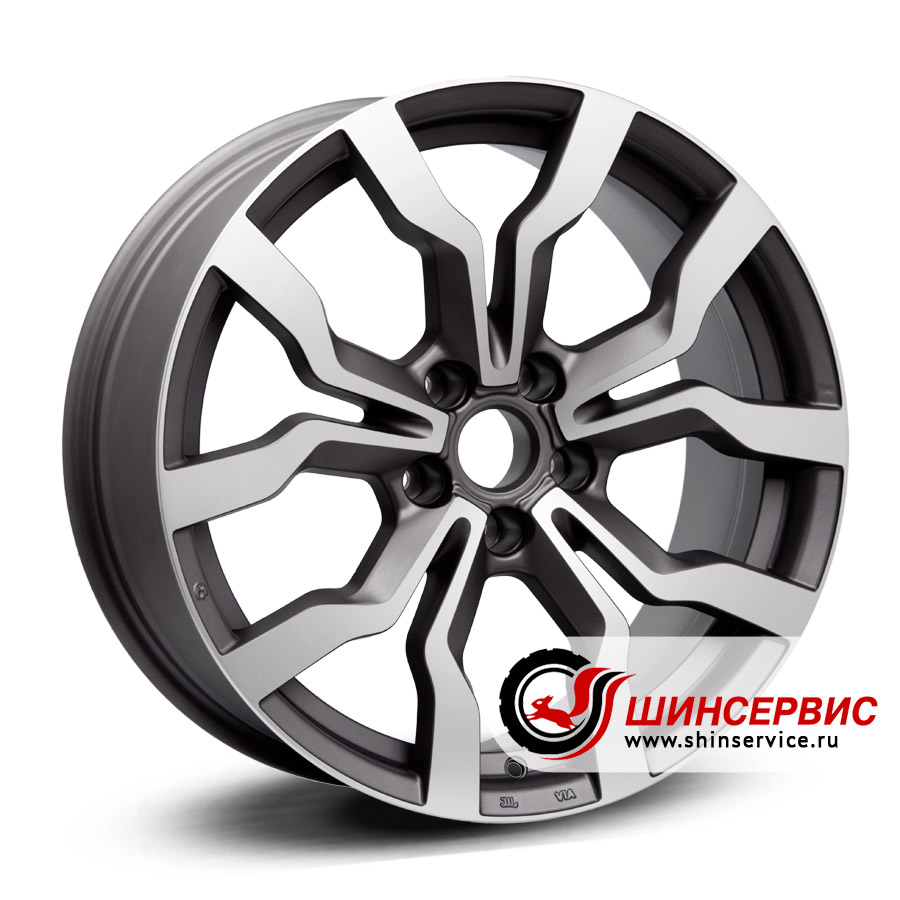 replica h r18 / 8j pcd 5x112 ет 39 цо 66.5 au72h Антрацитовый