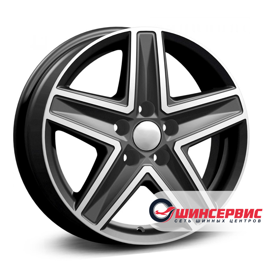 carwel r16 / 6.5j pcd 5x118 ет 50 цо 71.1 витим Черный