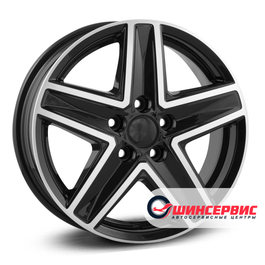 n2o r16 / 6.5j pcd 5x118 ет 55 цо 71.1 v2237 Черный
