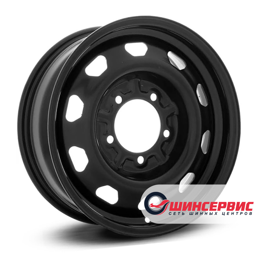 trebl r16 / 6.5j pcd 5x139.7 ет 40 цо 108.6 uaz patriot Черный