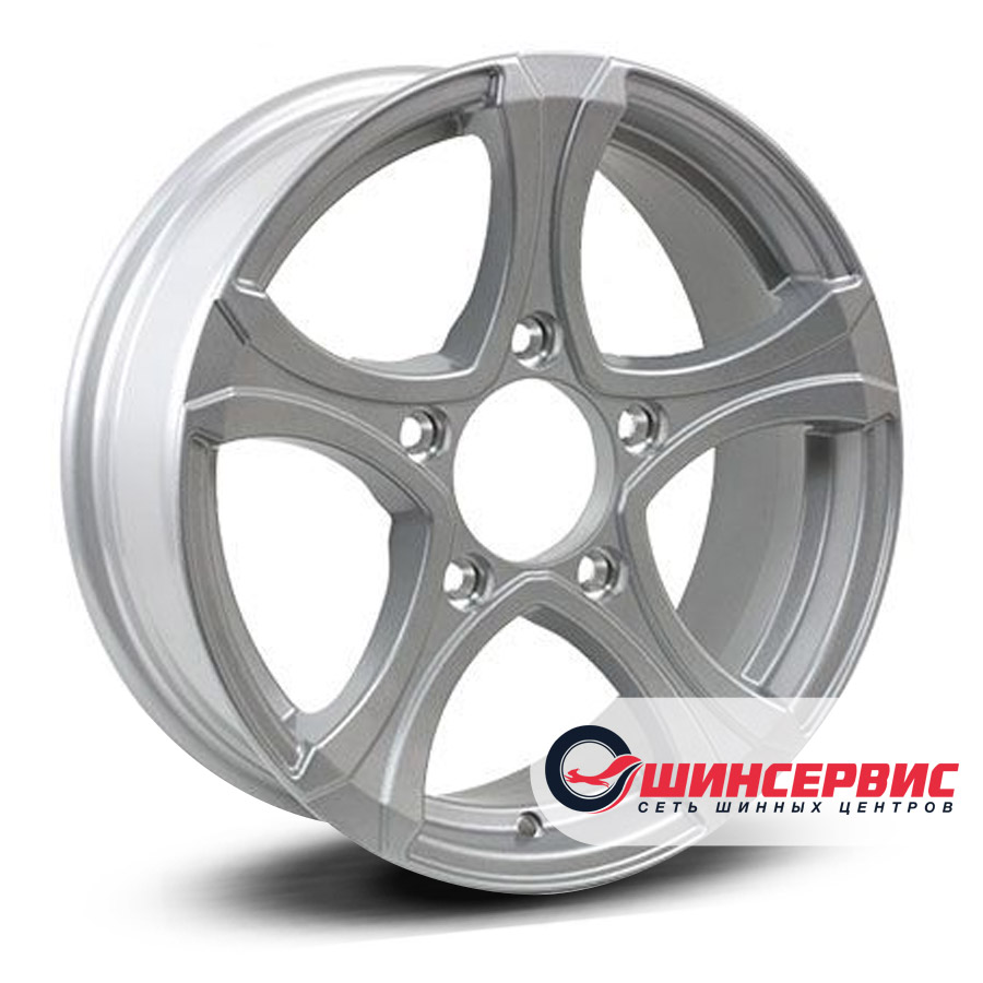 venti r16 / 6.5j pcd 5x139.7 ет 40 цо 98.1 1610 Серебристо-серый
