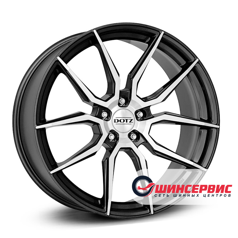 dotz r19 / 8.5j pcd 5x108 ет 45 цо 70.1 misano dark Антрацитовый