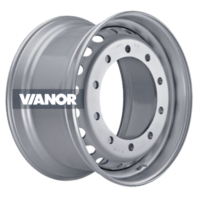 11,75x22,5/10x285,75 et120 d220 m22 silver (gt070-03) aluminium forged
