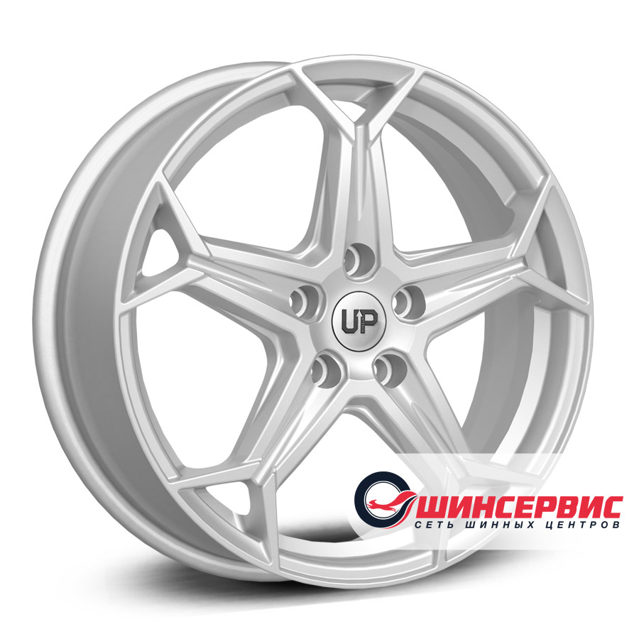 wheels up r18 / 6.5j pcd 5x114.3 ет 37 цо 66.6 up118 Серебристый