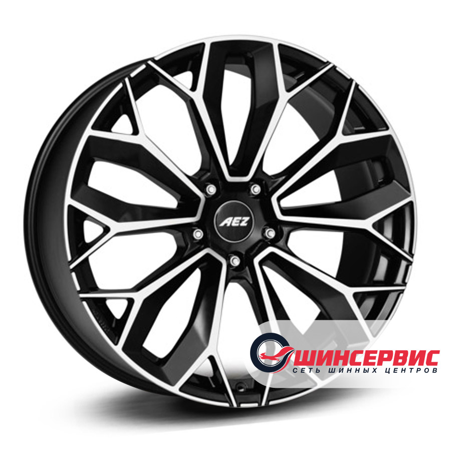 aez r20 / 9j pcd 5x120 ет 42 цо 65.1 leipzig dark Черный