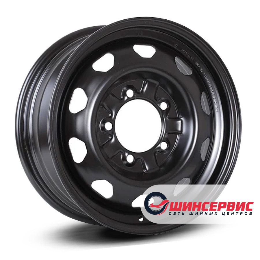 accuride r15 / 6j pcd 5x139.7 ет 22 цо 108.5 уаз-450 Черный
