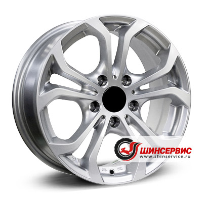 replica h r16 / 7j pcd 5x120 ет 34 цо 72.6 bm19h Серебристый