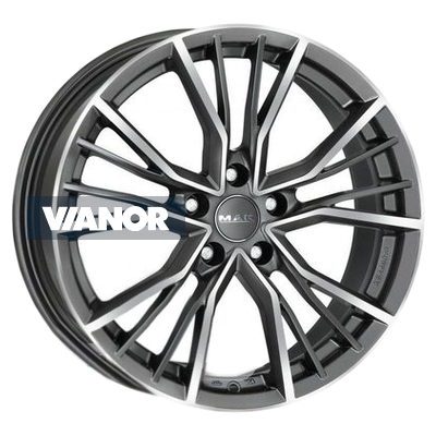 9x20/5x112 et38 d66,45 union gunmetal mirror face