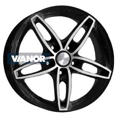 7x17/5x114,3 et45 d66,1 турин алмаз (арс 014 black)