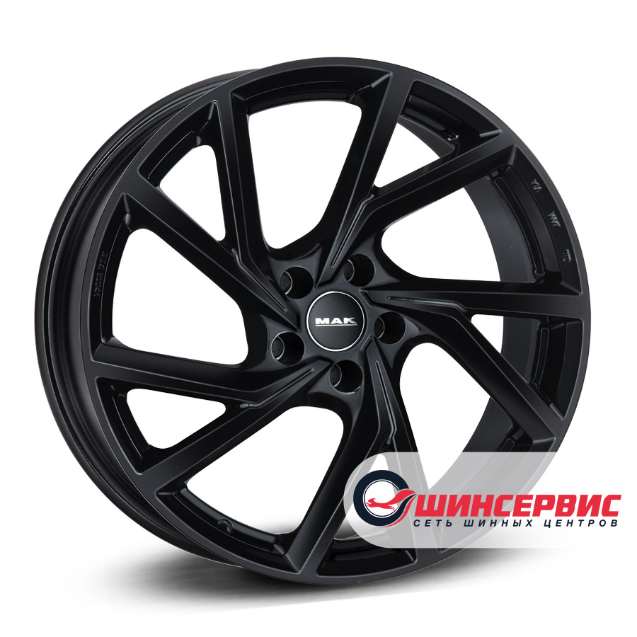 mak r19 / 8j pcd 5x112 ет 42 цо 76 kassel Черный