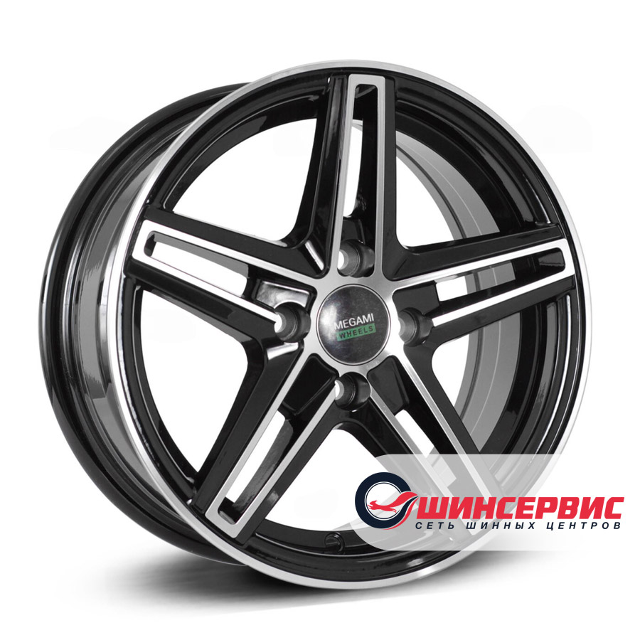 megami r14 / 6j pcd 4x100 ет 35 цо 54.1 mgm-14 Черный