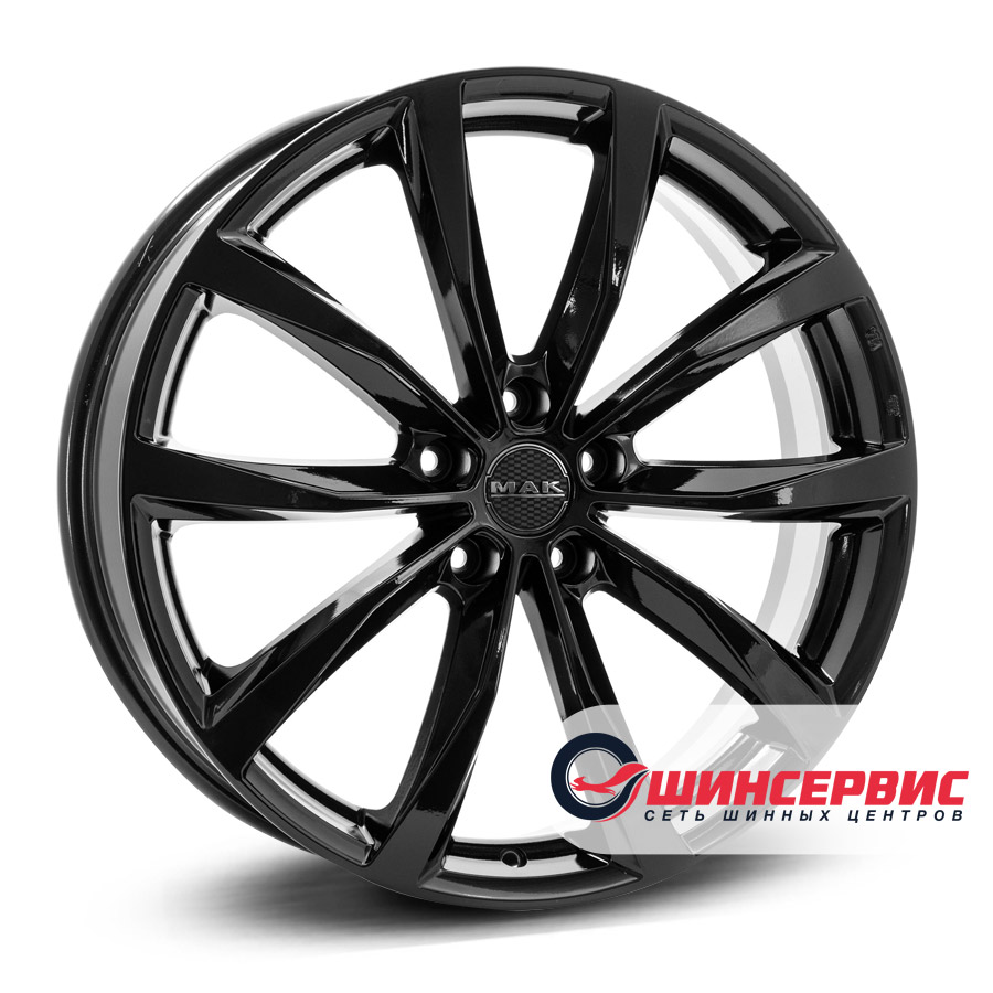 mak r16 / 6.5j pcd 5x114.3 ет 40 цо 76 wolf Черный