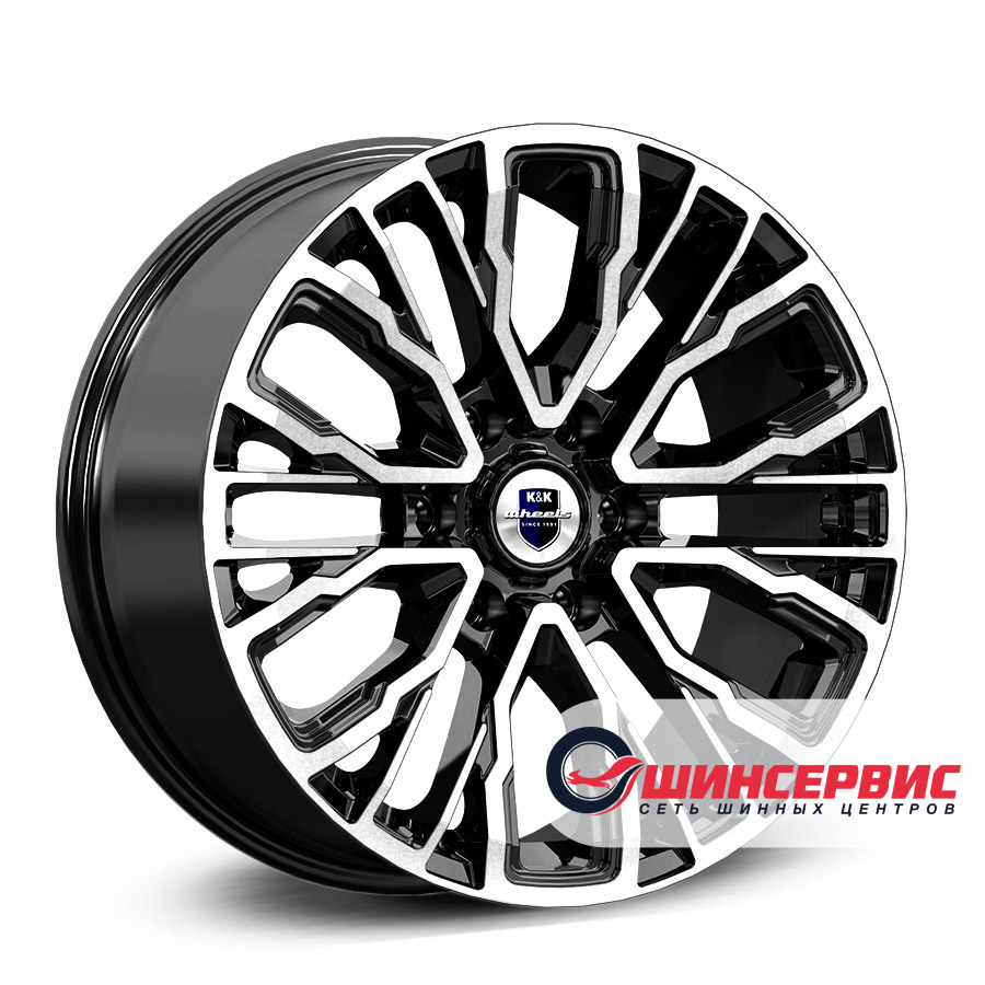 кик r19 / 8.5j pcd 6x139.7 ет 36 цо 100.1 кортес Черный