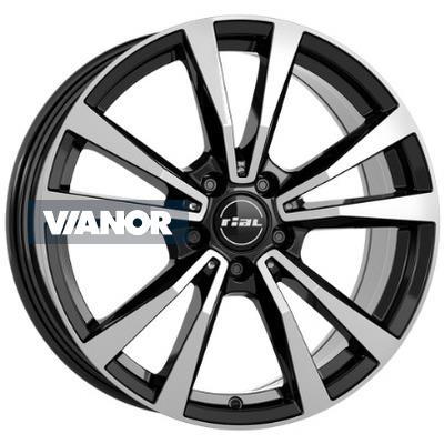 8x18/5x112 et38 d66,5 m12 diamant black front polished