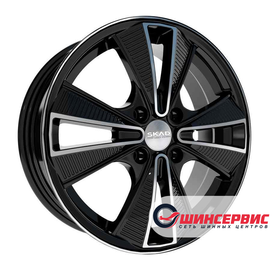 скад r16 / 6j pcd 4x98 ет 35 цо 58.6 эко Черный