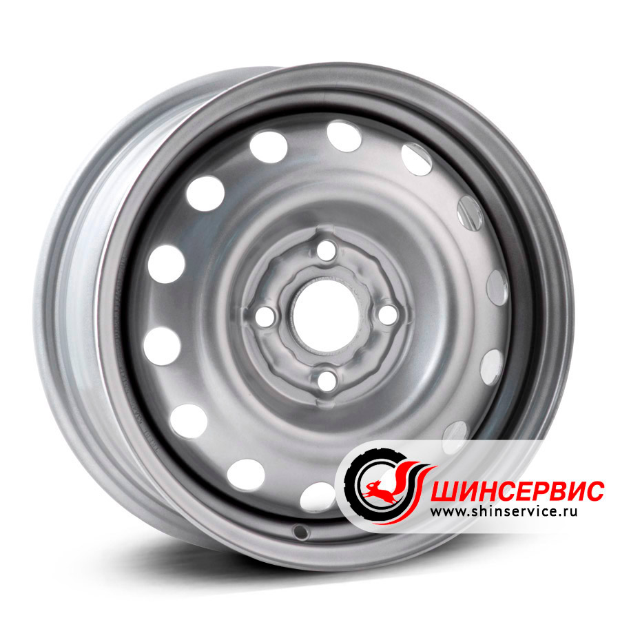 alcar stahlrad (kfz) r13 / 4.5j pcd 4x114.3 ет 45 цо 69.1 2910 Серебристый