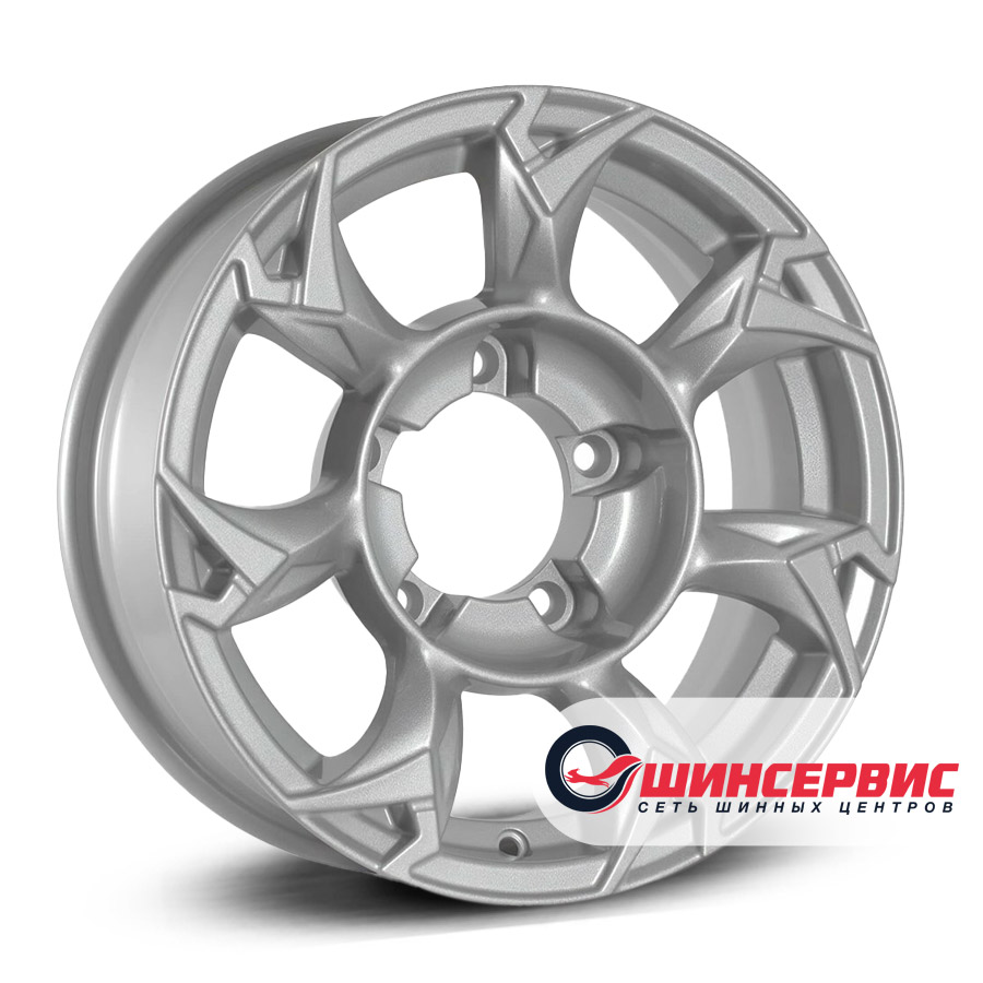 carwel r15 / 5.5j pcd 5x139.7 ет 5 цо 108.1 гурон Серый