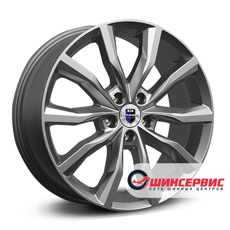 кик r18 / 7.5j pcd 5x115 ет 40 цо 70.2 портер Антрацитовый