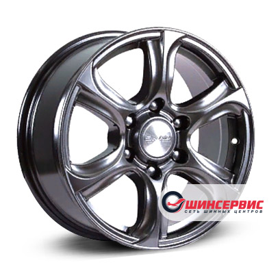 скад r17 / 7.5j pcd 6x139.7 ет 25 цо 106.2 скала Графитовый