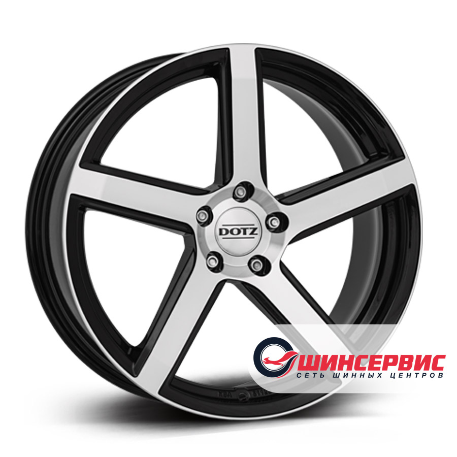 dotz r18 / 8.5j pcd 5x112 ет 35 цо 70.1 cp5 dark Черный
