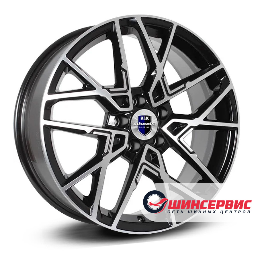 кик r18 / 7j pcd 5x115 ет 43 цо 70.2 вудроф Черный