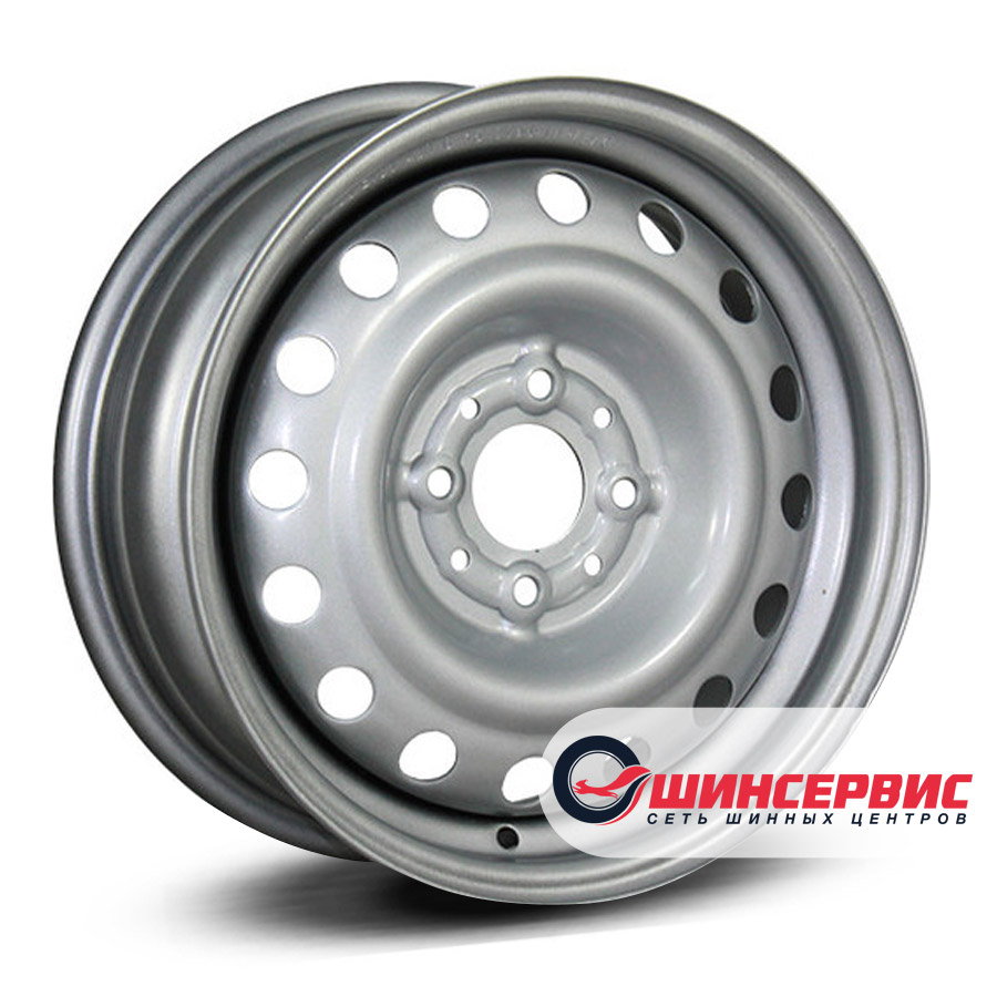 trebl r14 / 5.5j pcd 4x100 ет 45 цо 56.1 53a45v Серебристый